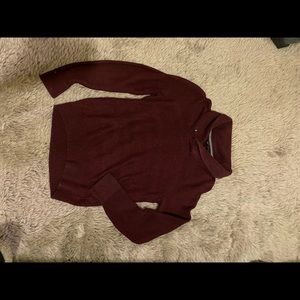 Burgundy sweater